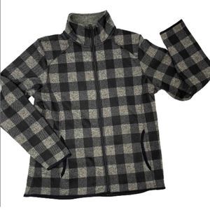 Eddie Bauer Plaid Zip Up Jacket